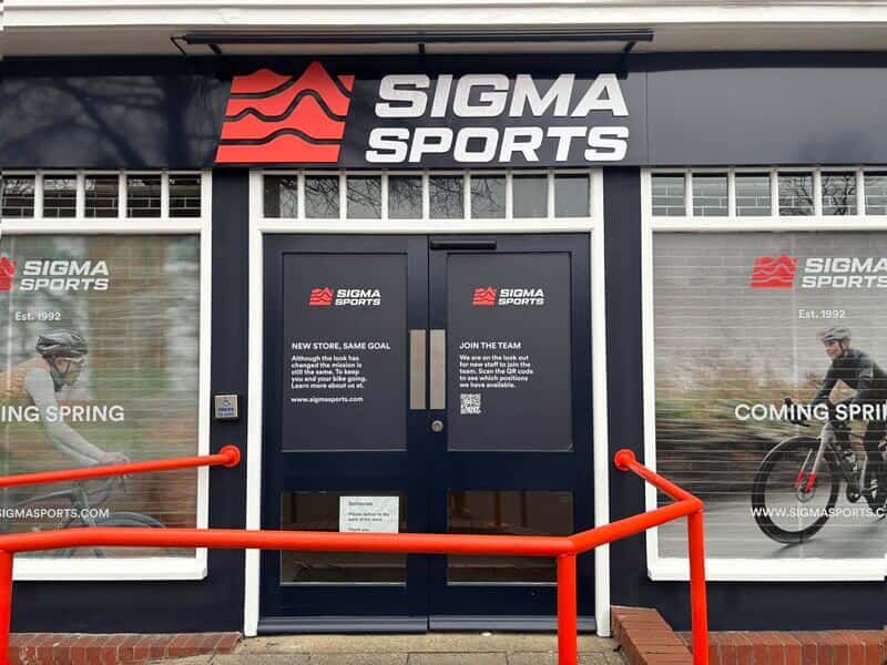 An image of Sigma Sport's exterior signage.